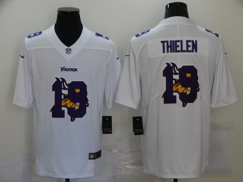 Men's Minnesota Vikings Adam Thielen #19 White Jersey